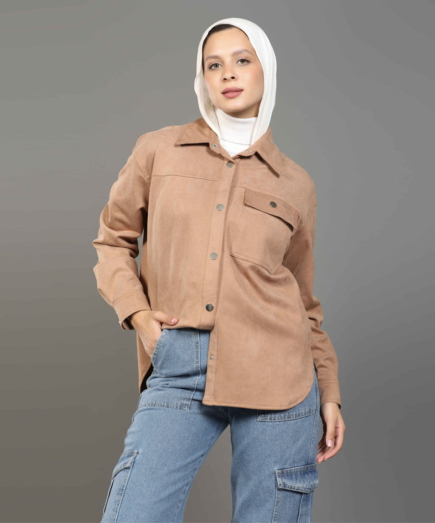 Shirt-Suede-CAFEE
