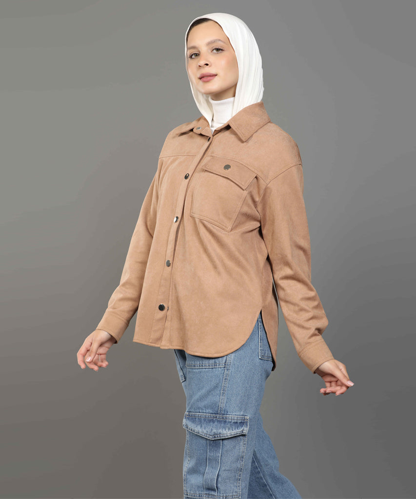 Shirt-Suede-CAFEE