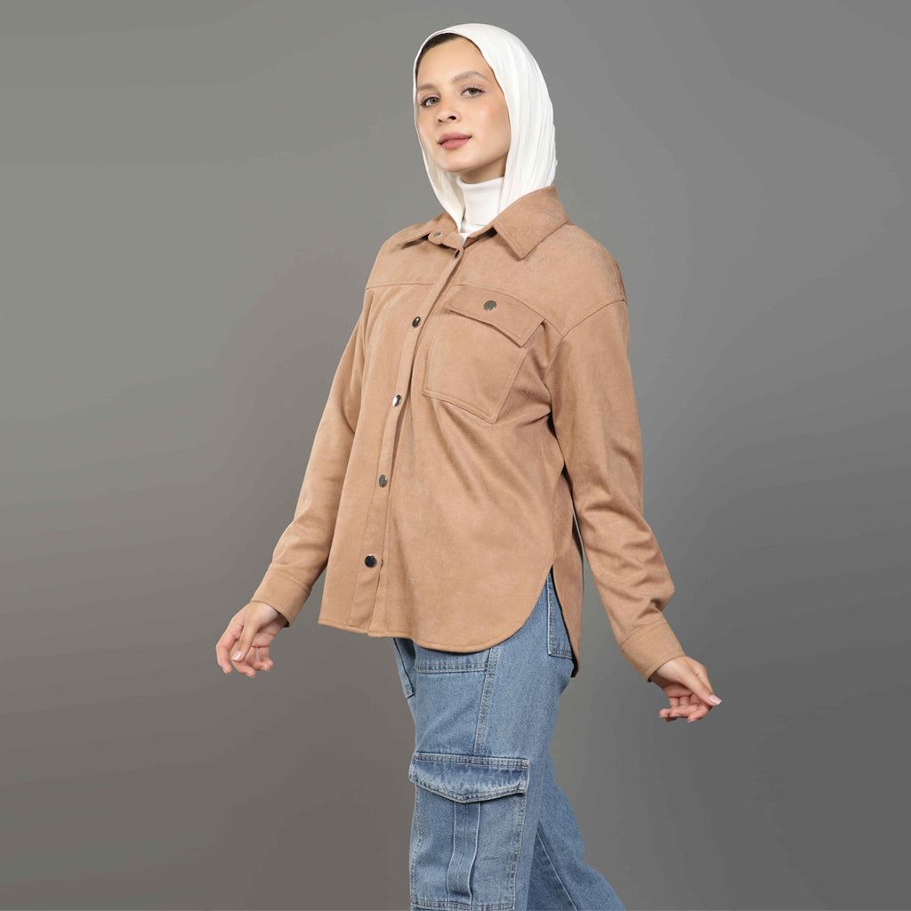 Shirt-Suede-CAFEE