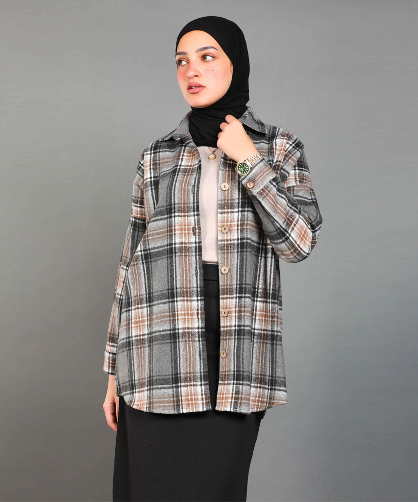Shirt-Wool-D GRAY