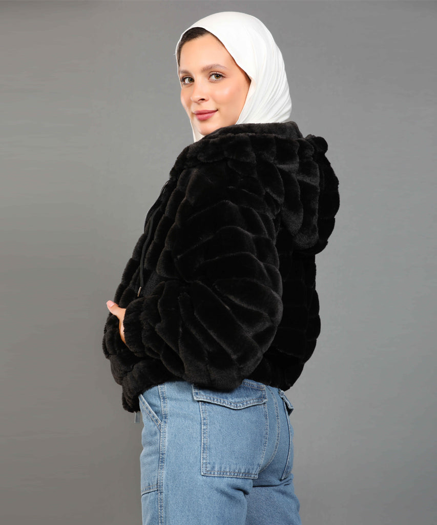 Jacket-Fur-BLACK