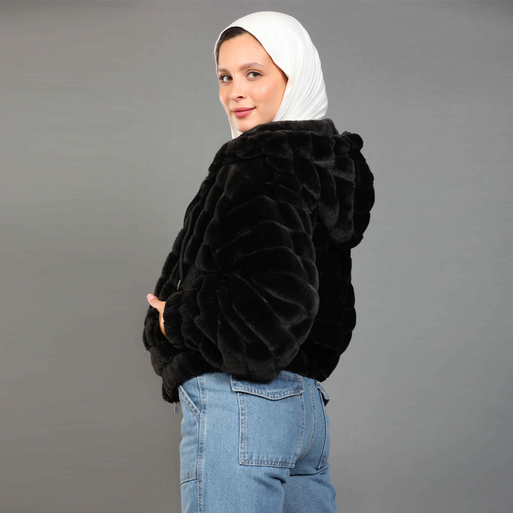 Jacket-Fur-BLACK