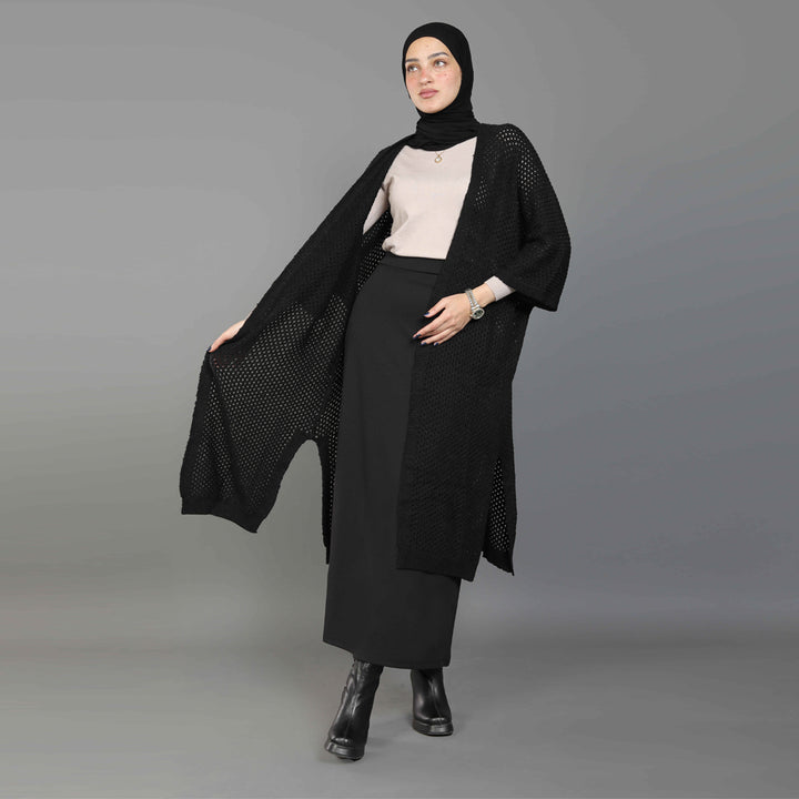 Cardigan-Knit-BLACK