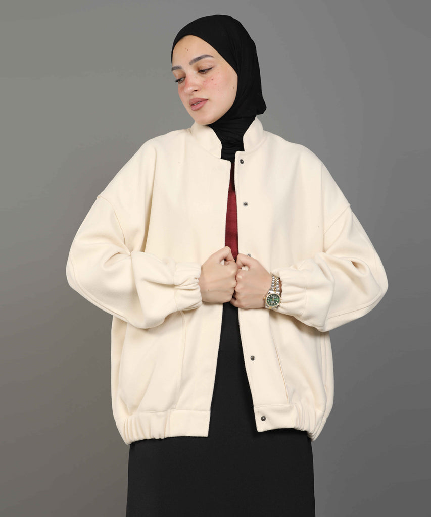 Jacket-Felt-D BEIGE