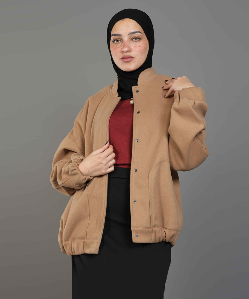 Jacket-Felt-BROWN