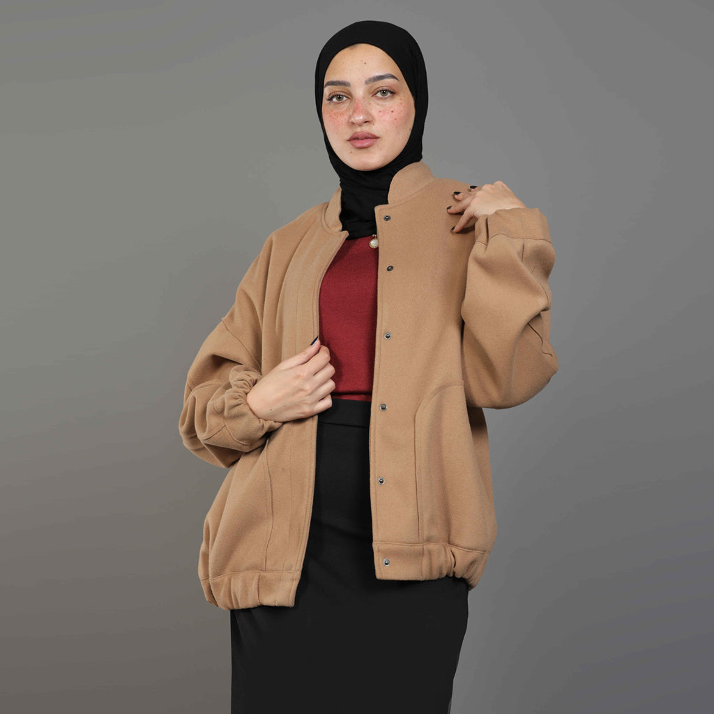 Jacket-Felt-BROWN