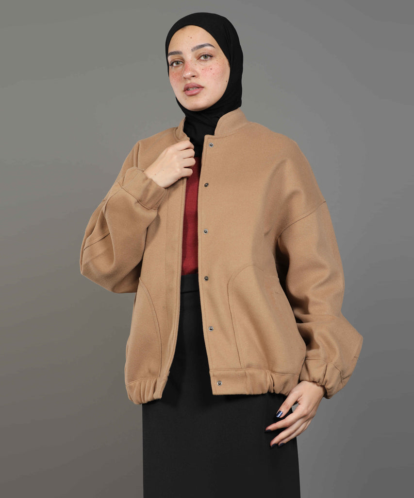 Jacket-Felt-BROWN