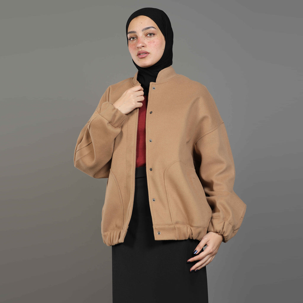 Jacket-Felt-BROWN