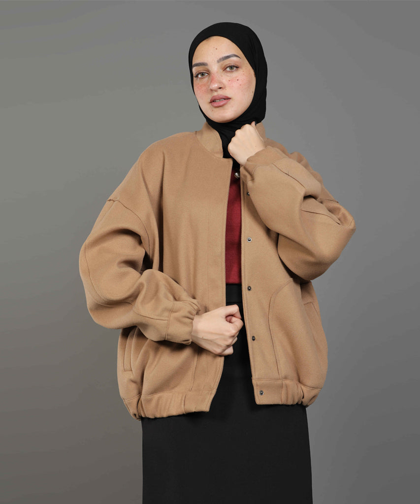 Jacket-Felt-BROWN