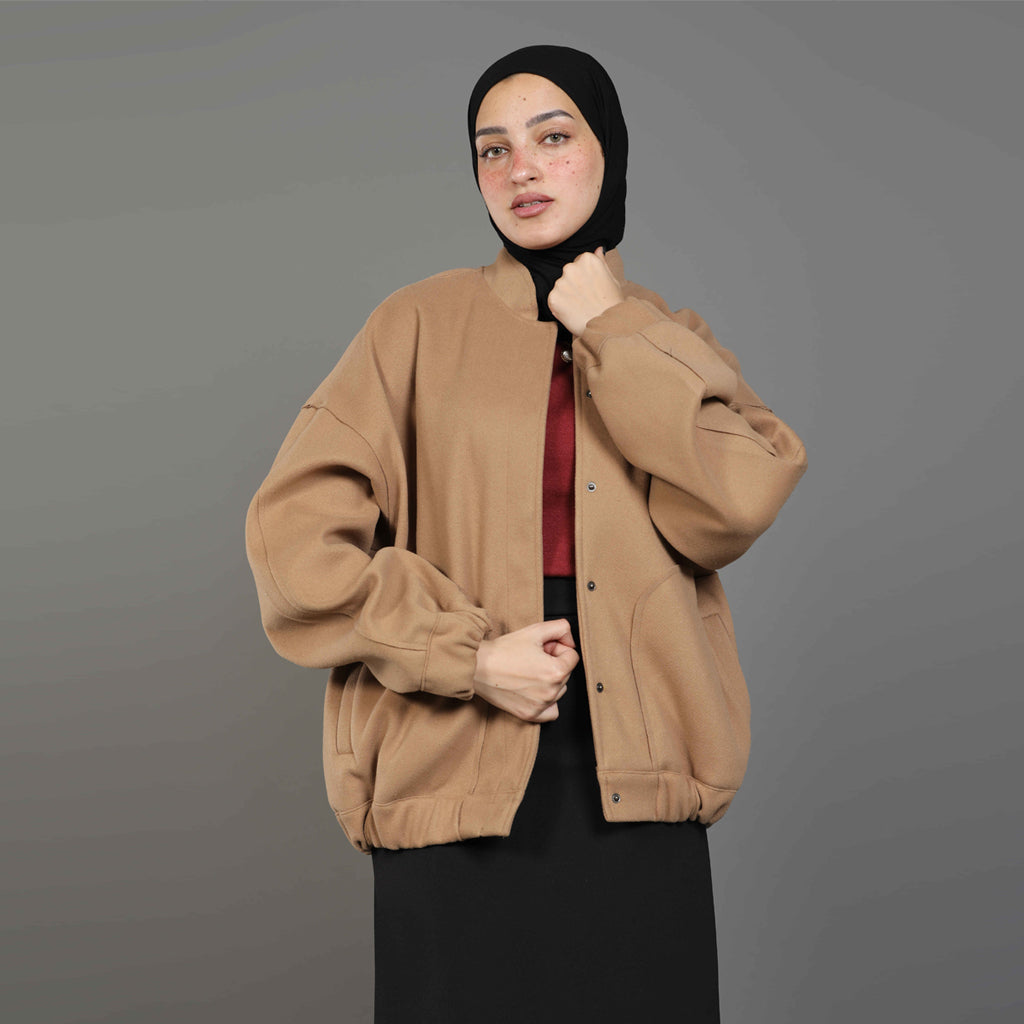 Jacket-Felt-BROWN