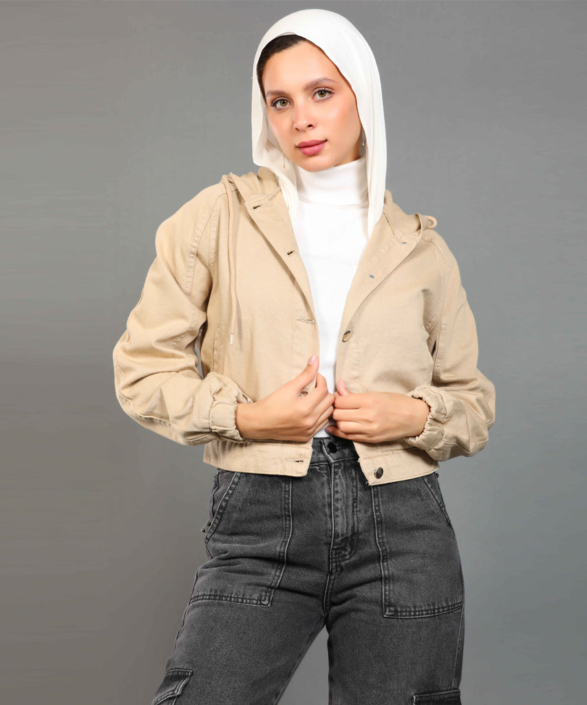 Jacket-Jeans-BEIGE