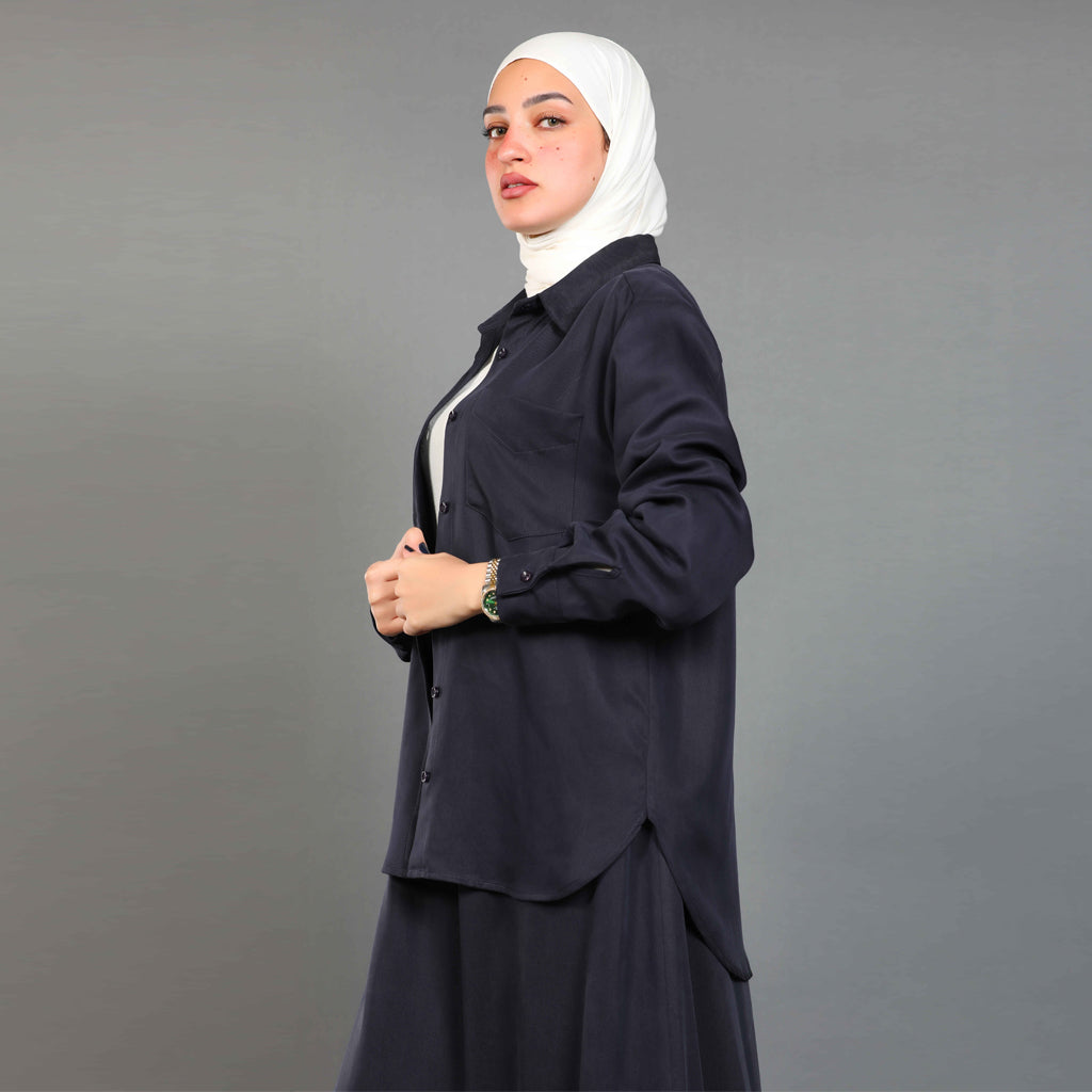 Shirt-Spanish Linen-NAVY