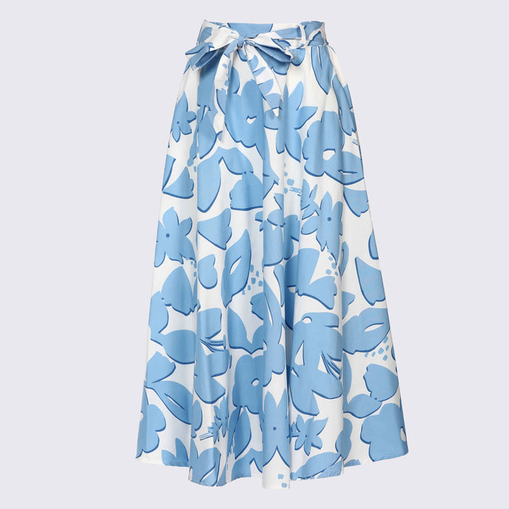Skirt-Cotton Polyester-SKY BLUE