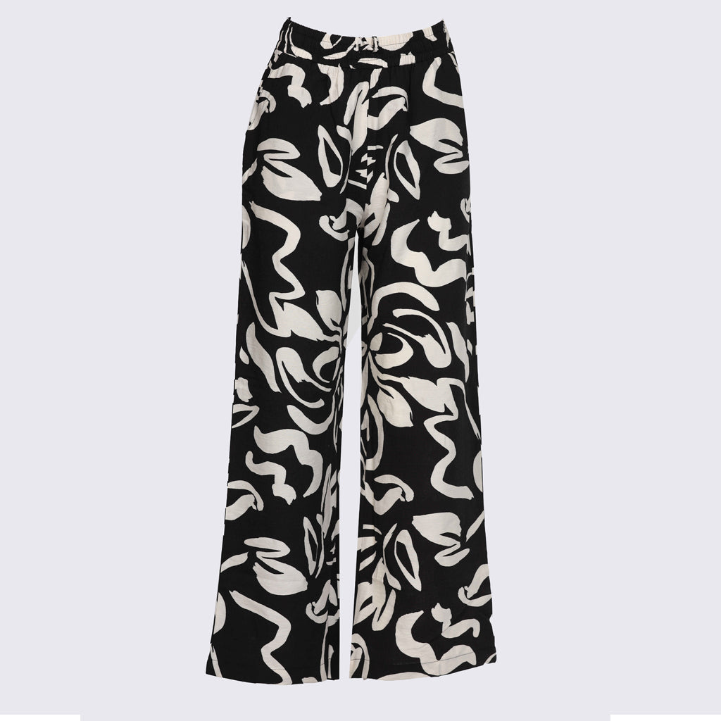 Trousers-Spanish Linen-BLACK