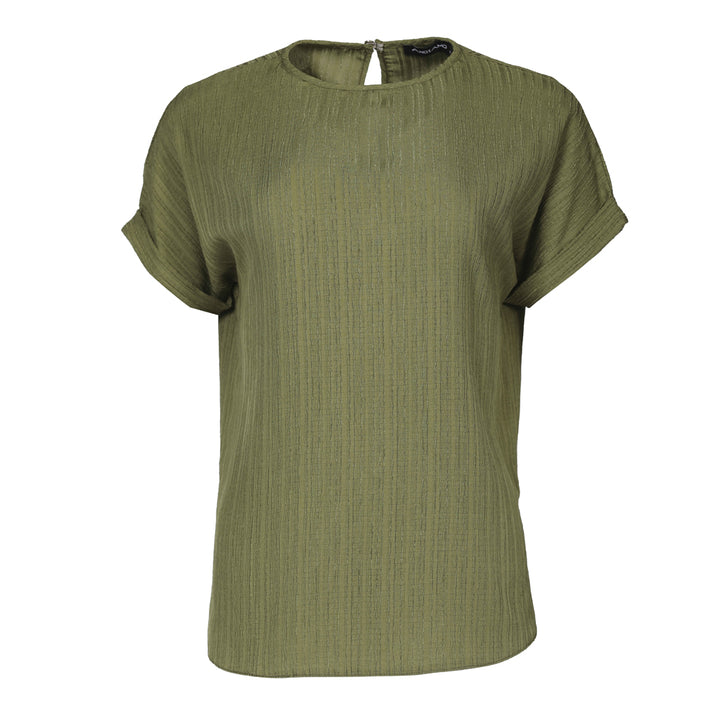 Blouse-Cotton Viscose-OLIVE