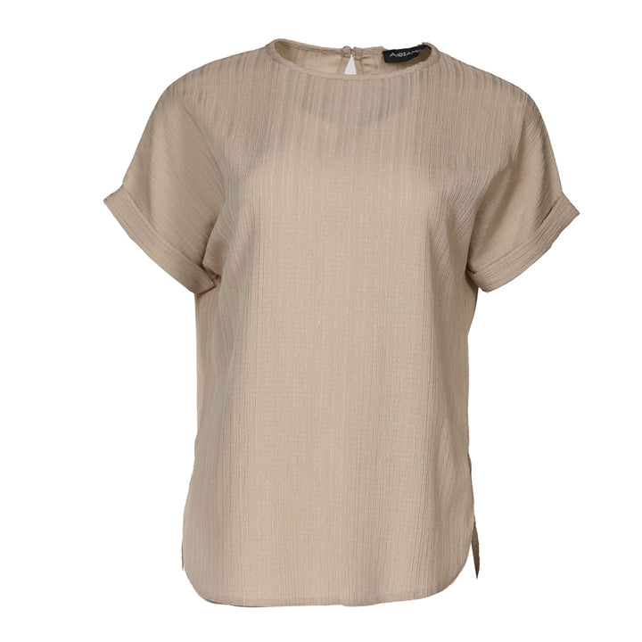 Blouse-Cotton Viscose-BEIGE