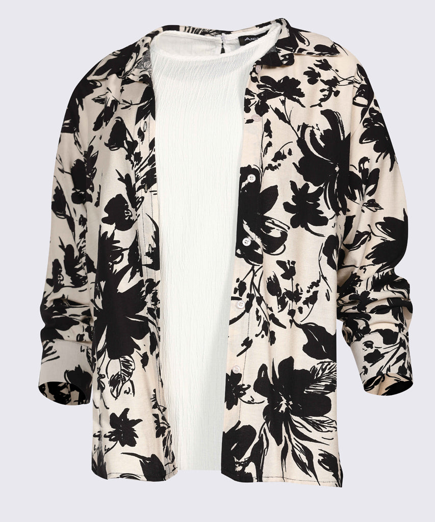 Shirt-Spanish Linen-BLACK