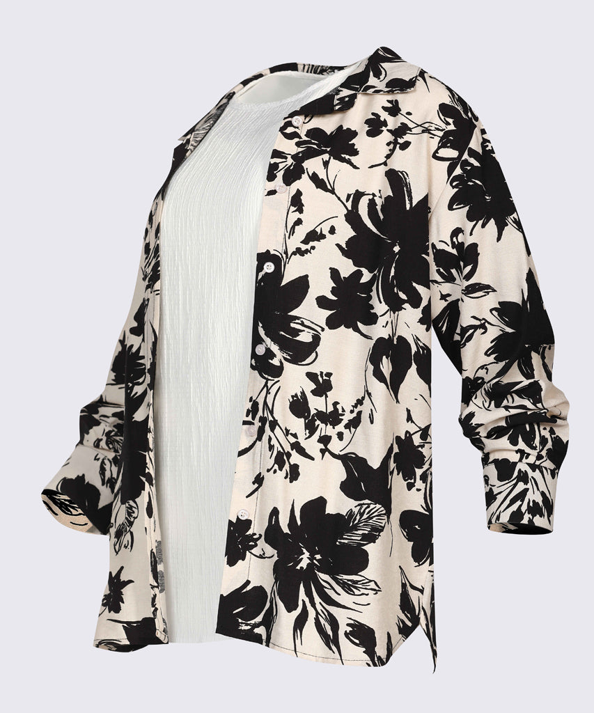 Shirt-Spanish Linen-BLACK