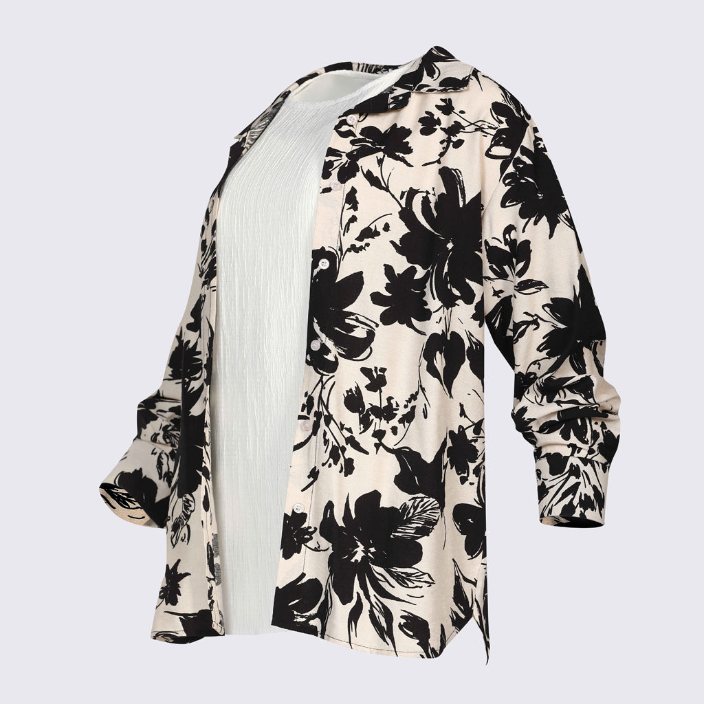 Shirt-Spanish Linen-BLACK