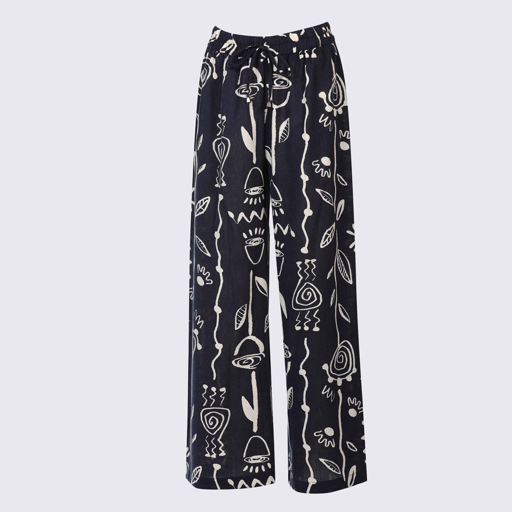 Trousers-Linen-NAVY