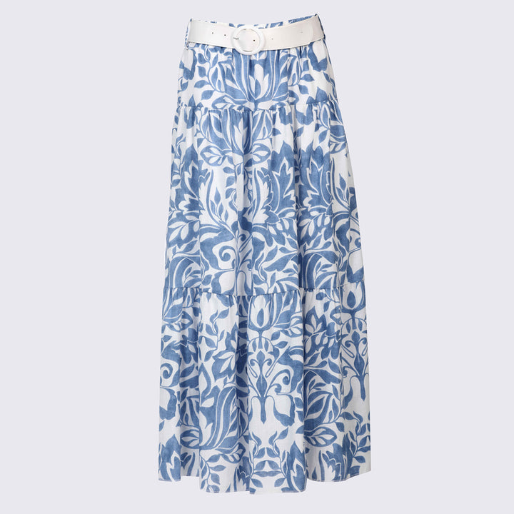 Skirt-Linen-BLUE