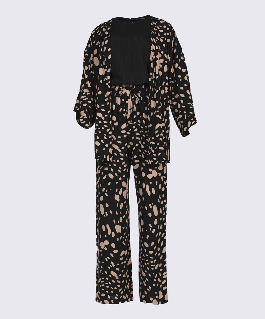 Trousers-Cotton Viscose-BLACK