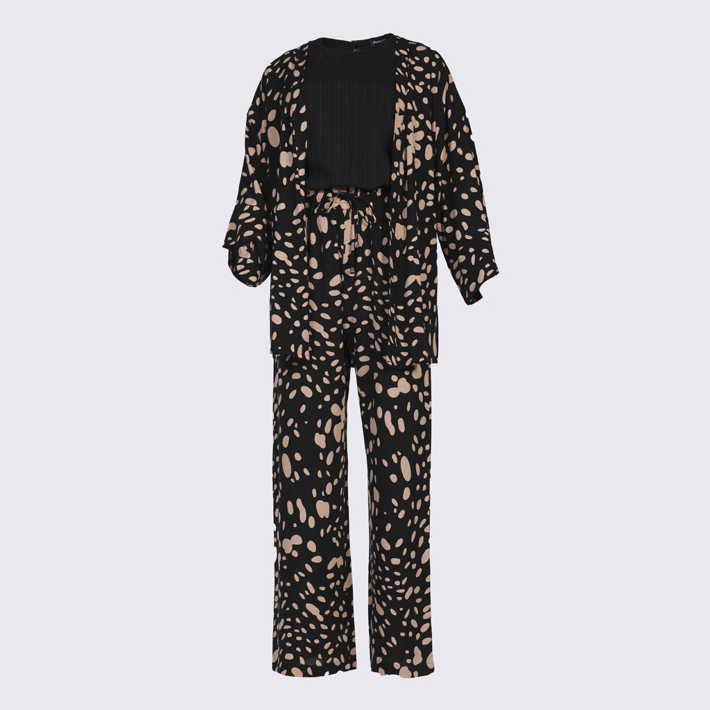 Trousers-Cotton Viscose-BLACK