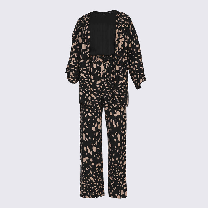 Trousers-Cotton Viscose-BLACK