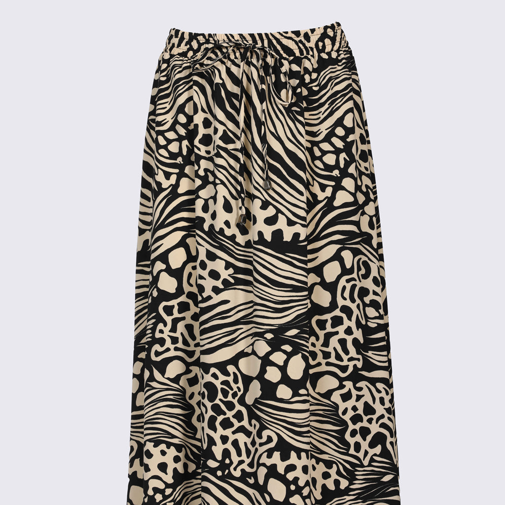 Skirt-Satin-BEIGE