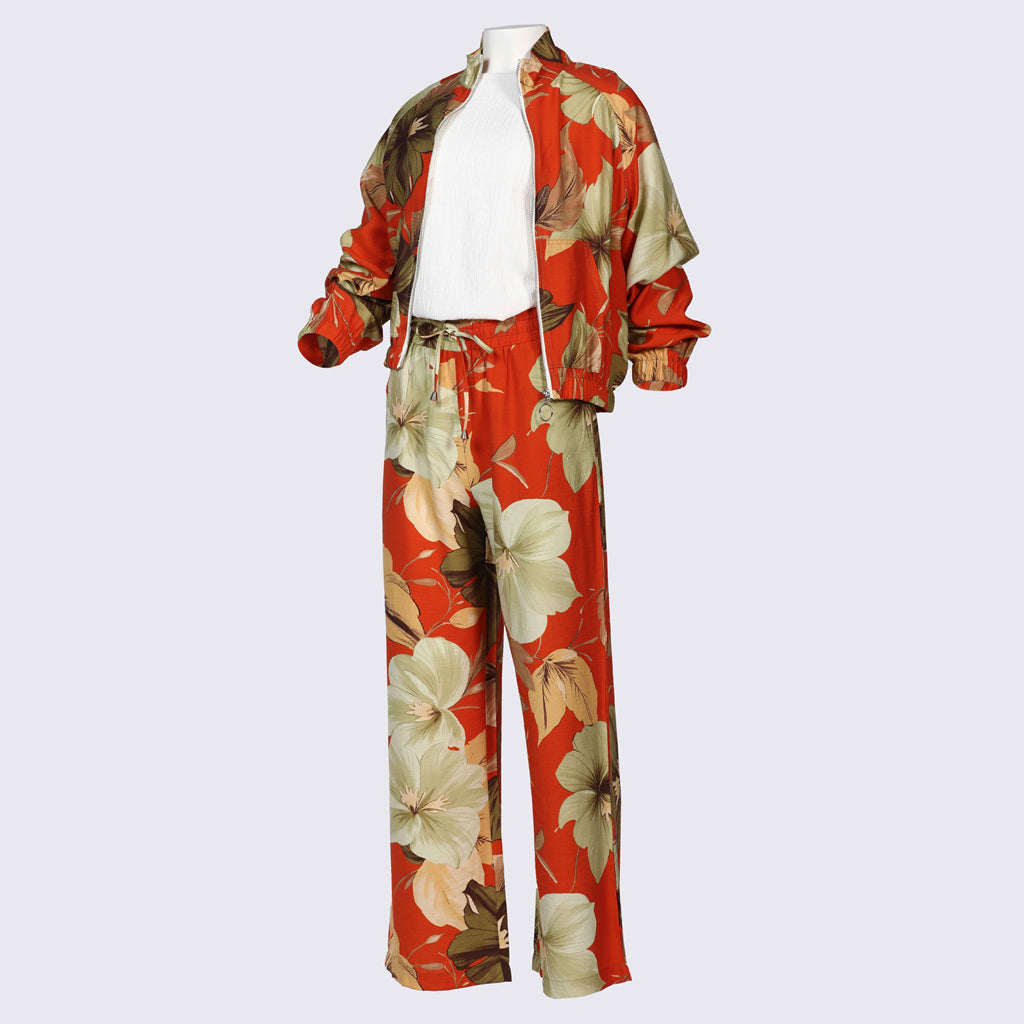 Trousers-Spanish Linen-ORANGE