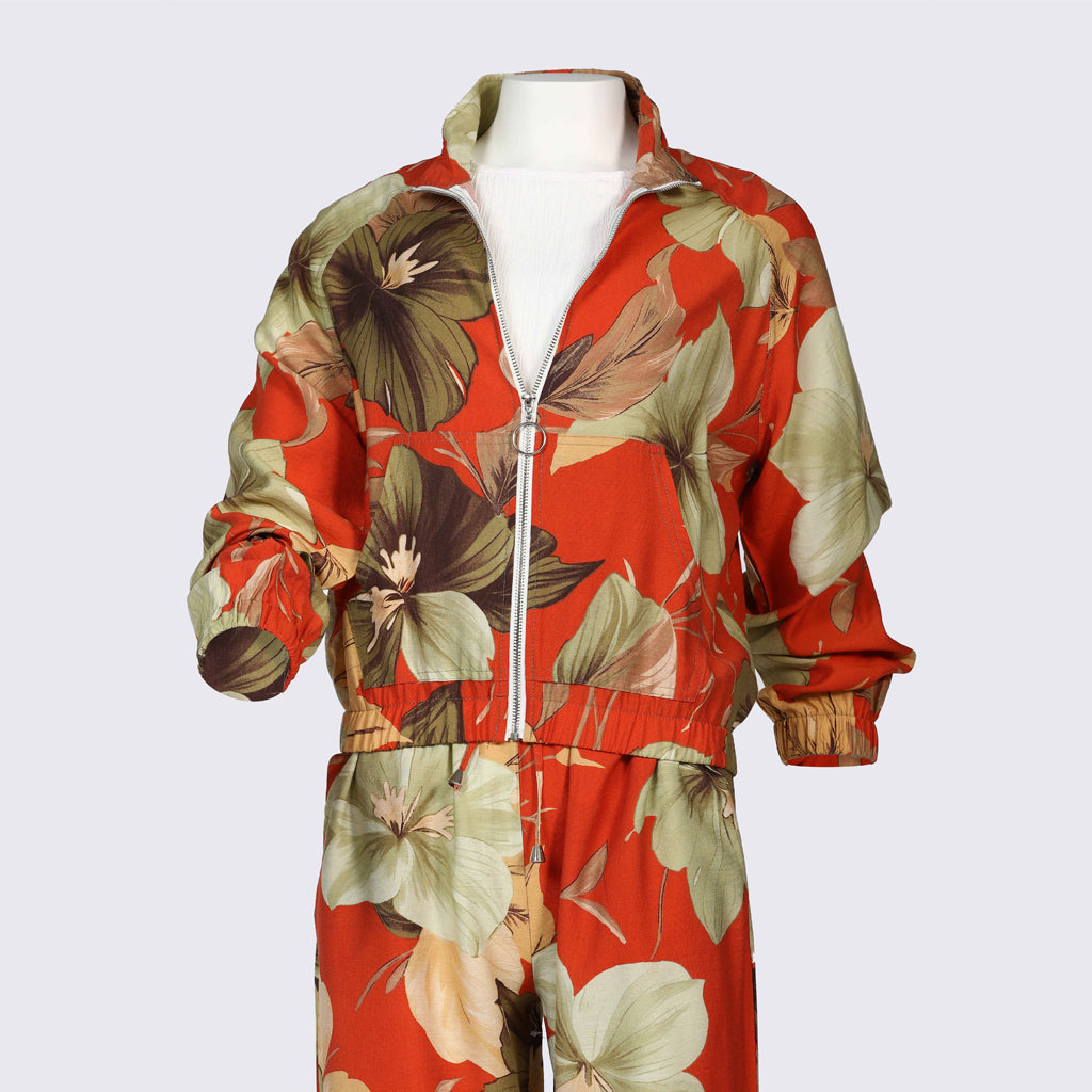 Jacket-Spanish Linen-ORANGE