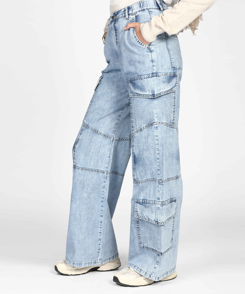Cargo-Jeans-L BLUE