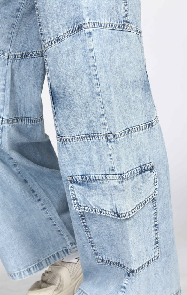 Cargo-Jeans-L BLUE