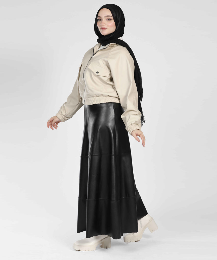 Jacket-Leather-BEIGE