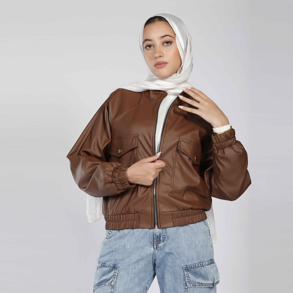 Jacket-Leather-BROWN