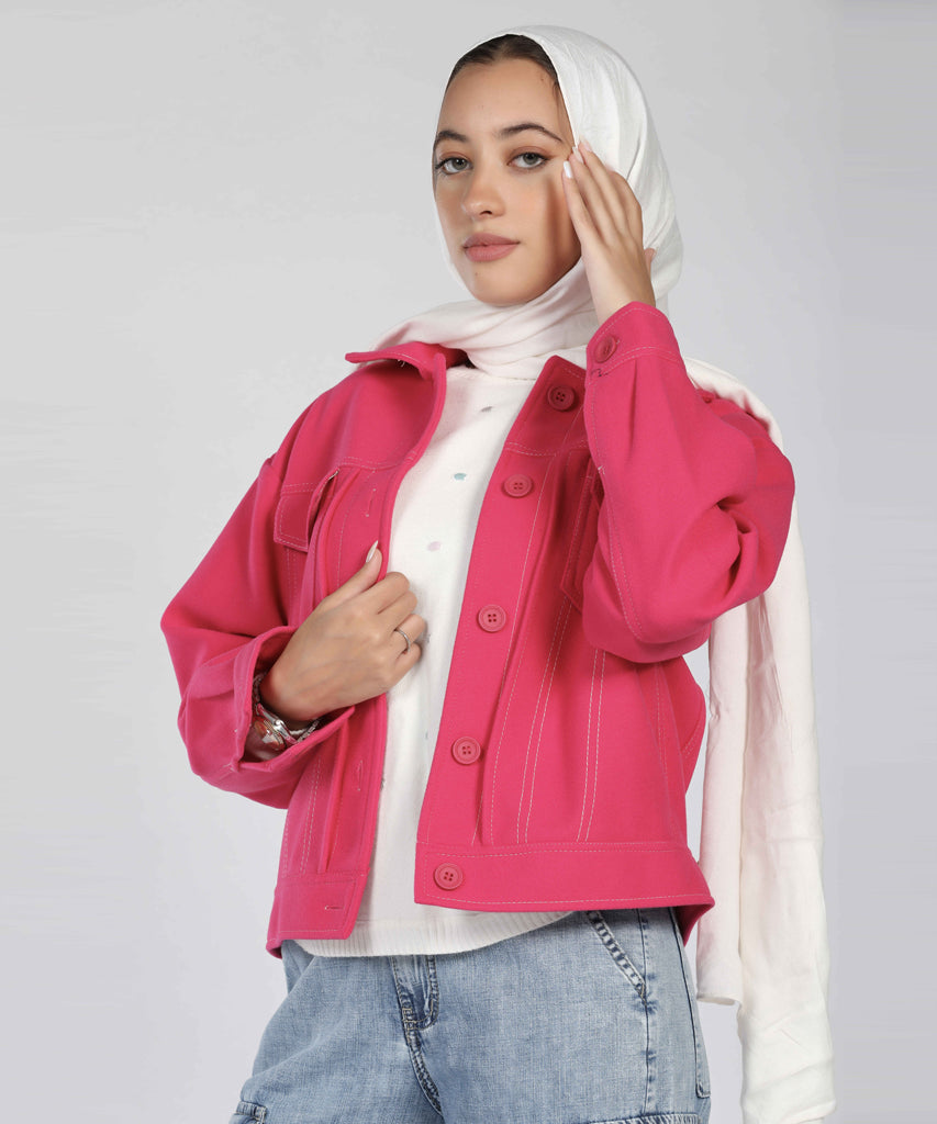 Jacket-Felt-FUCHSIA