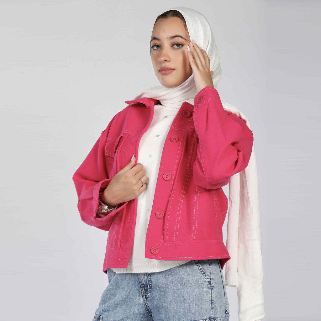 Jacket-Felt-FUCHSIA