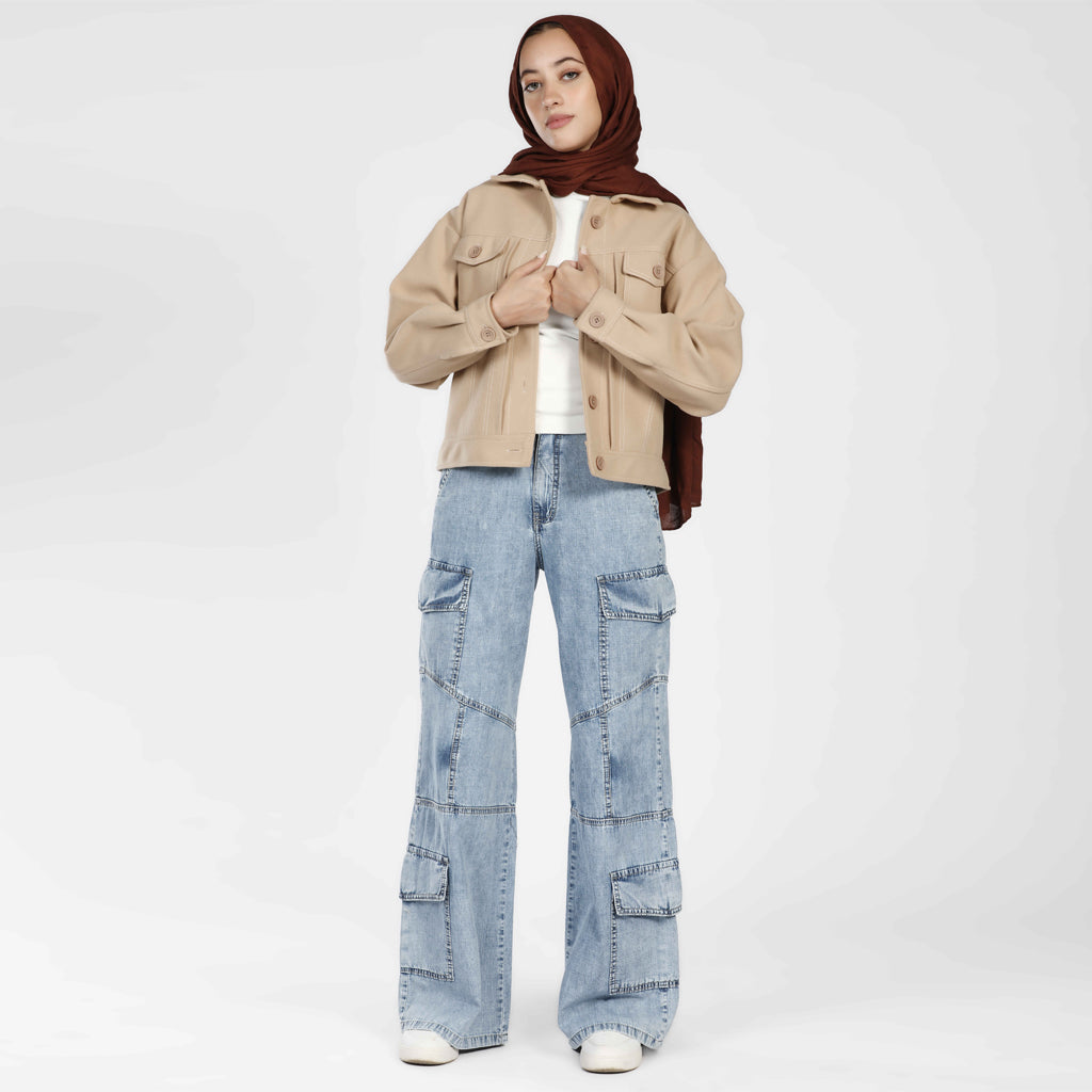 Cargo-Jeans-L BLUE