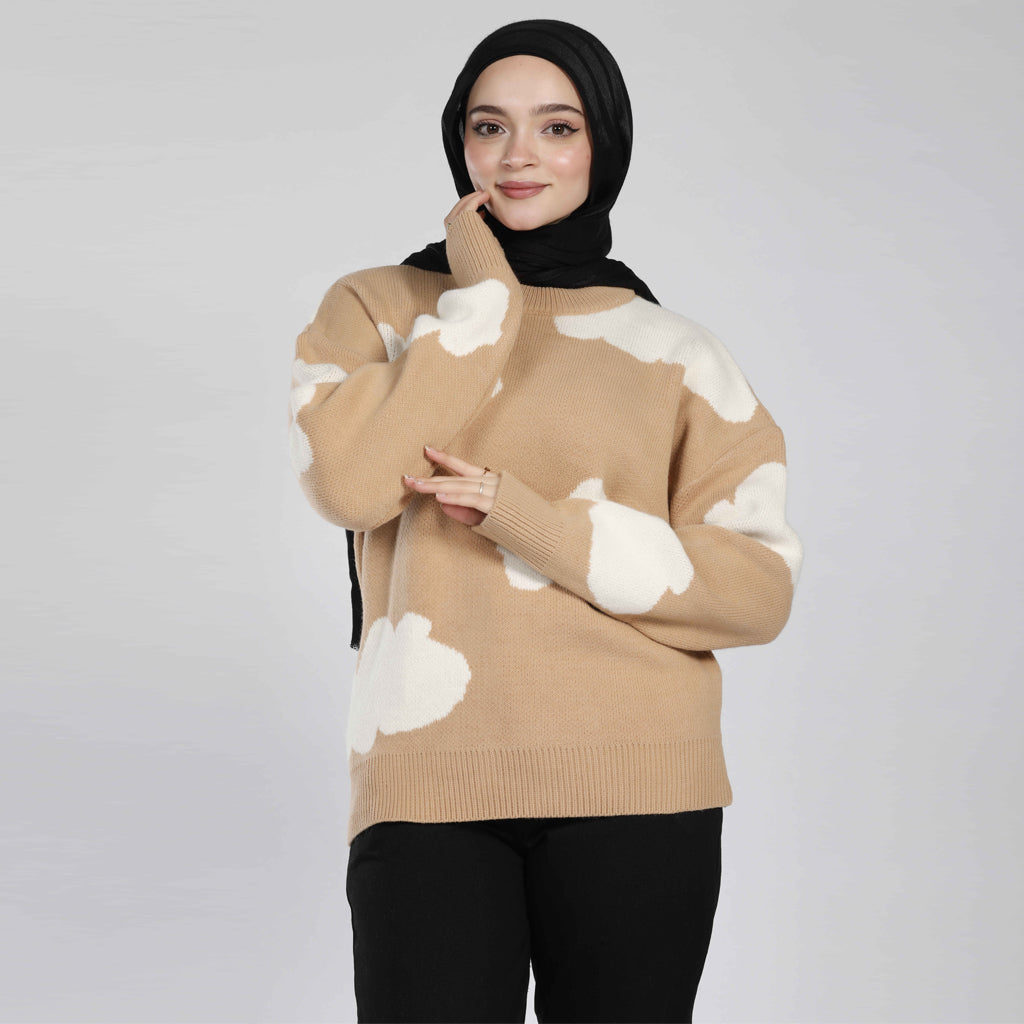 بلوفر-تريكو-كافيه