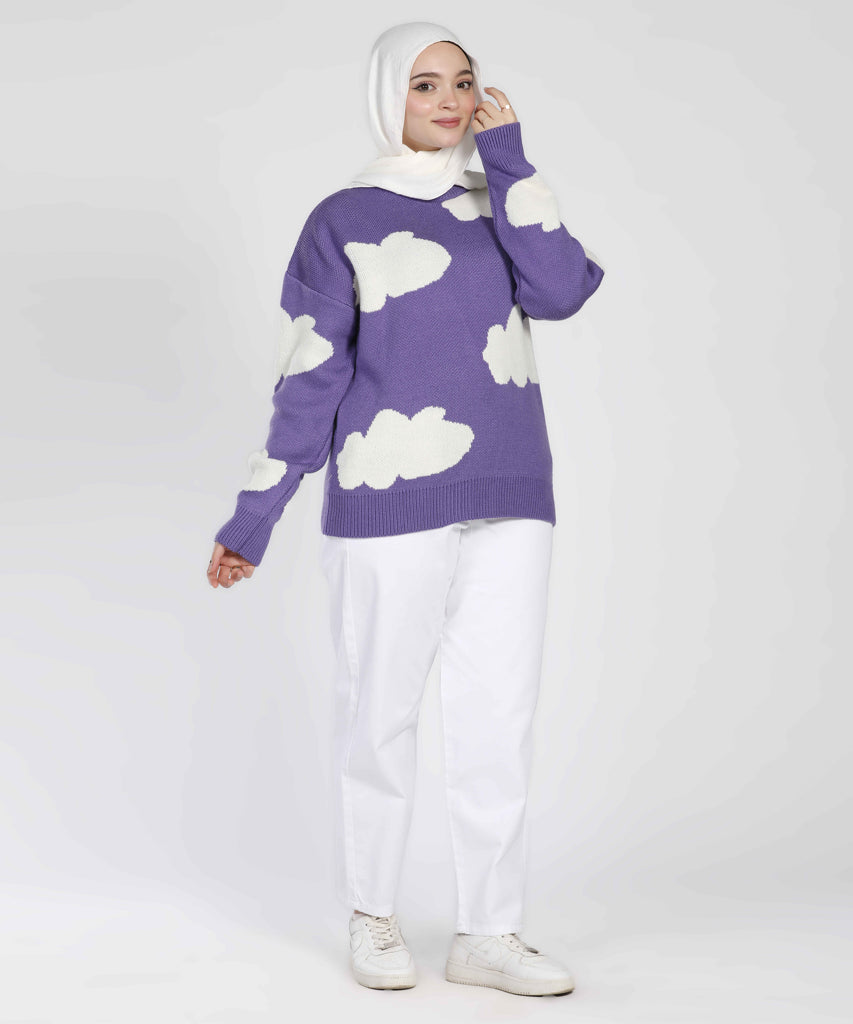 بلوفر-تريكو-موف