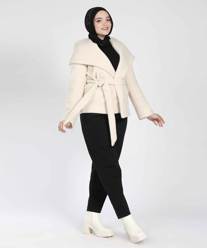 Coat-Wool-OF WHITE