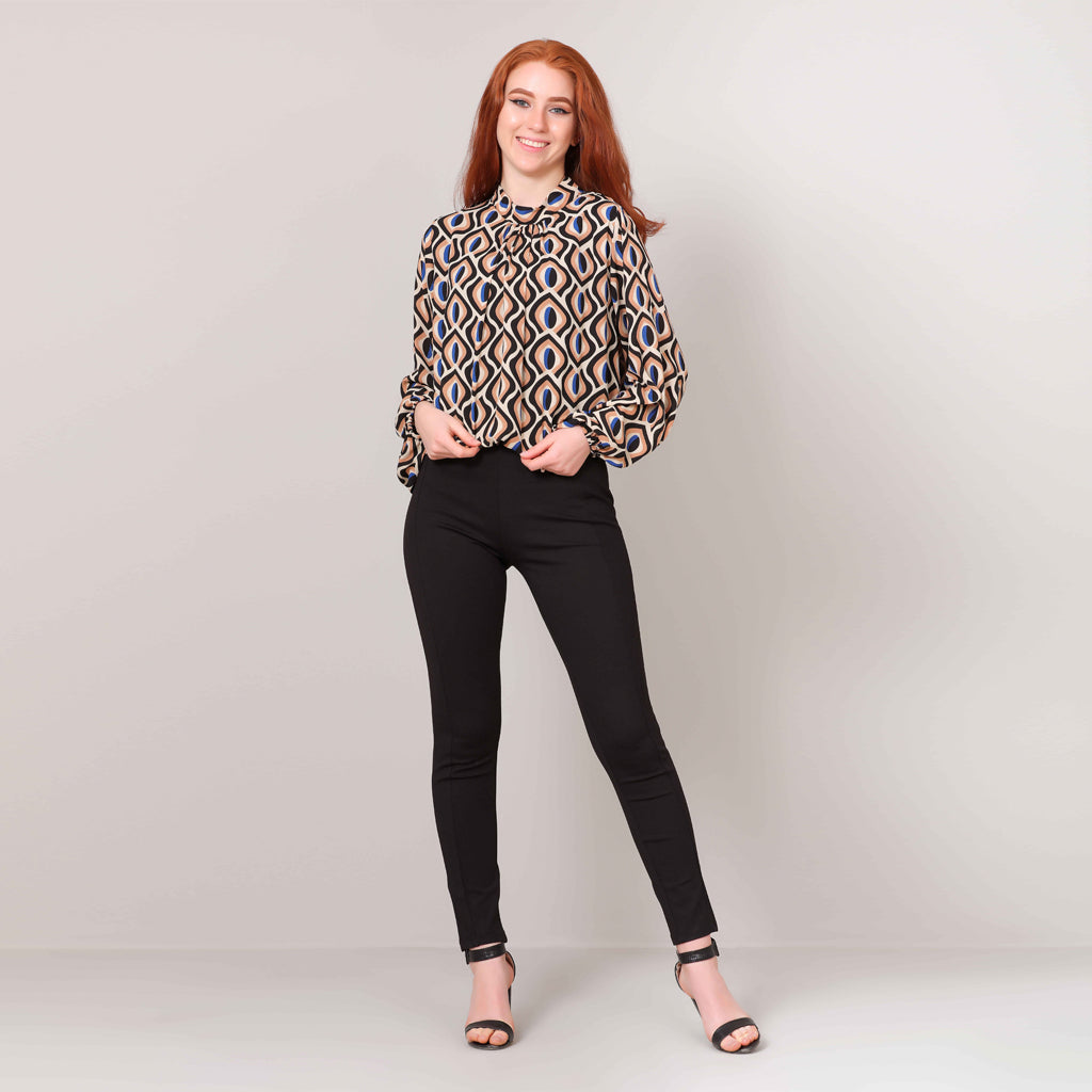 Blouse-Chiffon-BEIGE