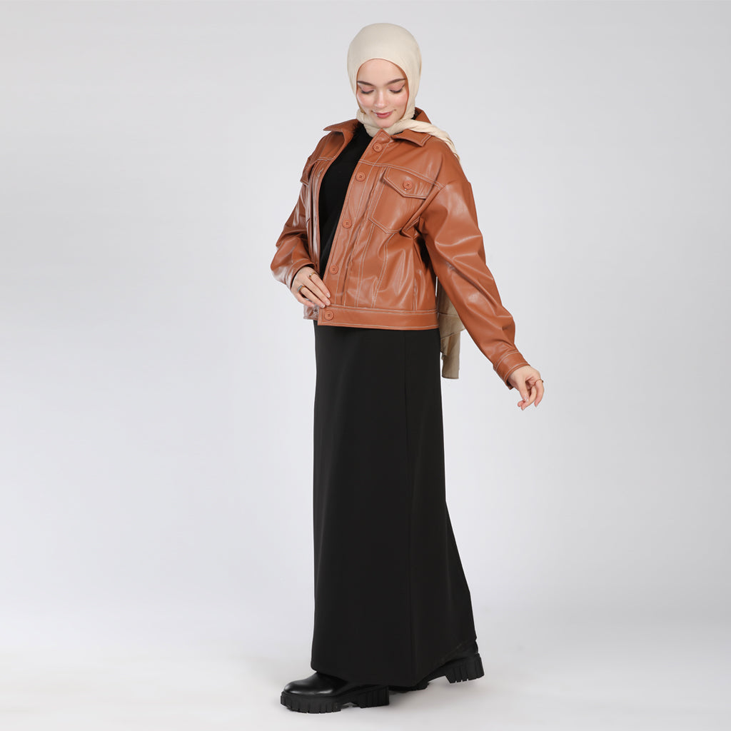 Jacket-Leather-BROWN