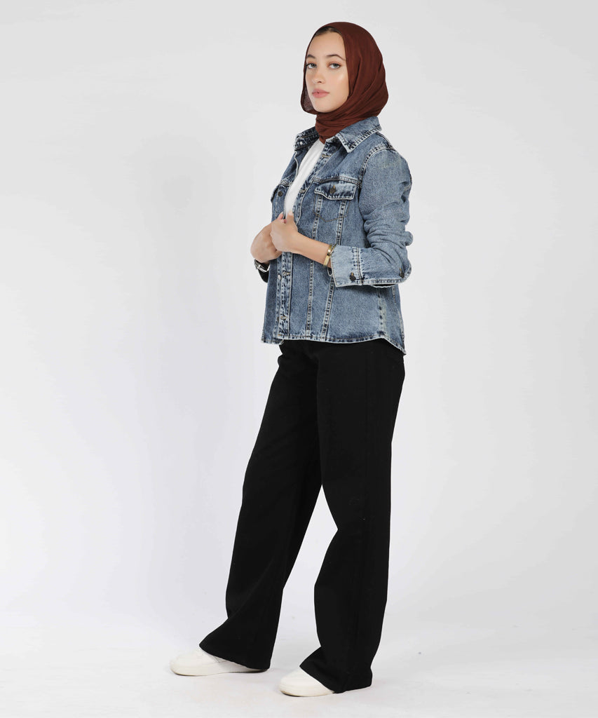 جاكيت-جينز-أزرق