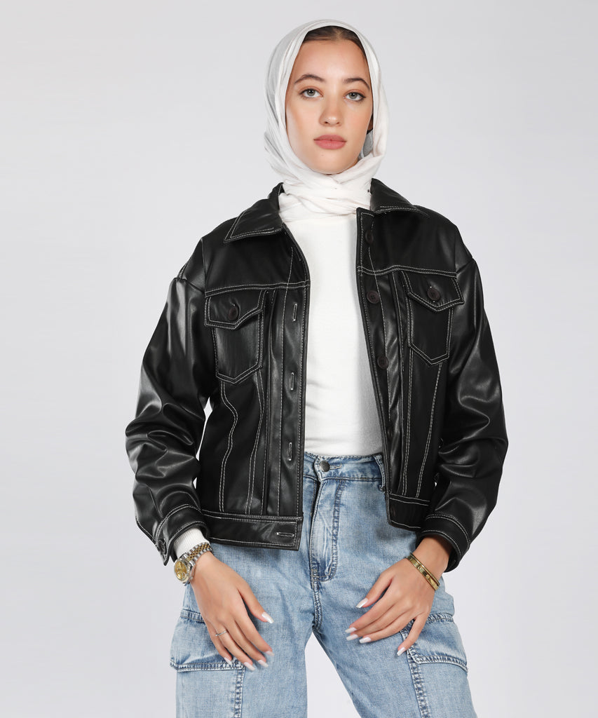 Jacket-Leather-BLACK