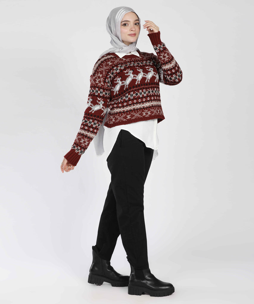 بلوفر-تريكو-نبيتى