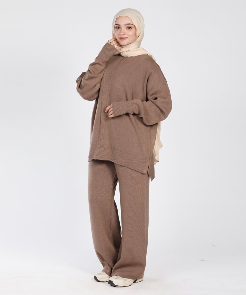 بلوفر-تريكو-كافيه