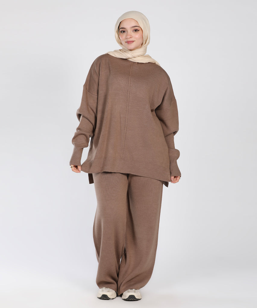 بلوفر-تريكو-كافيه