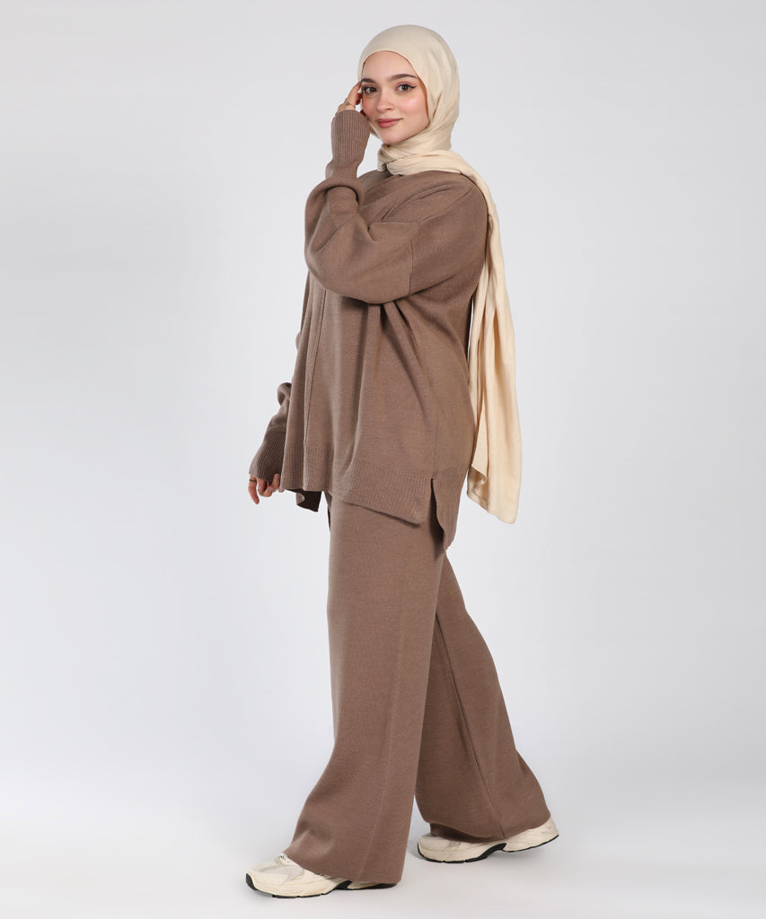 بلوفر-تريكو-كافيه