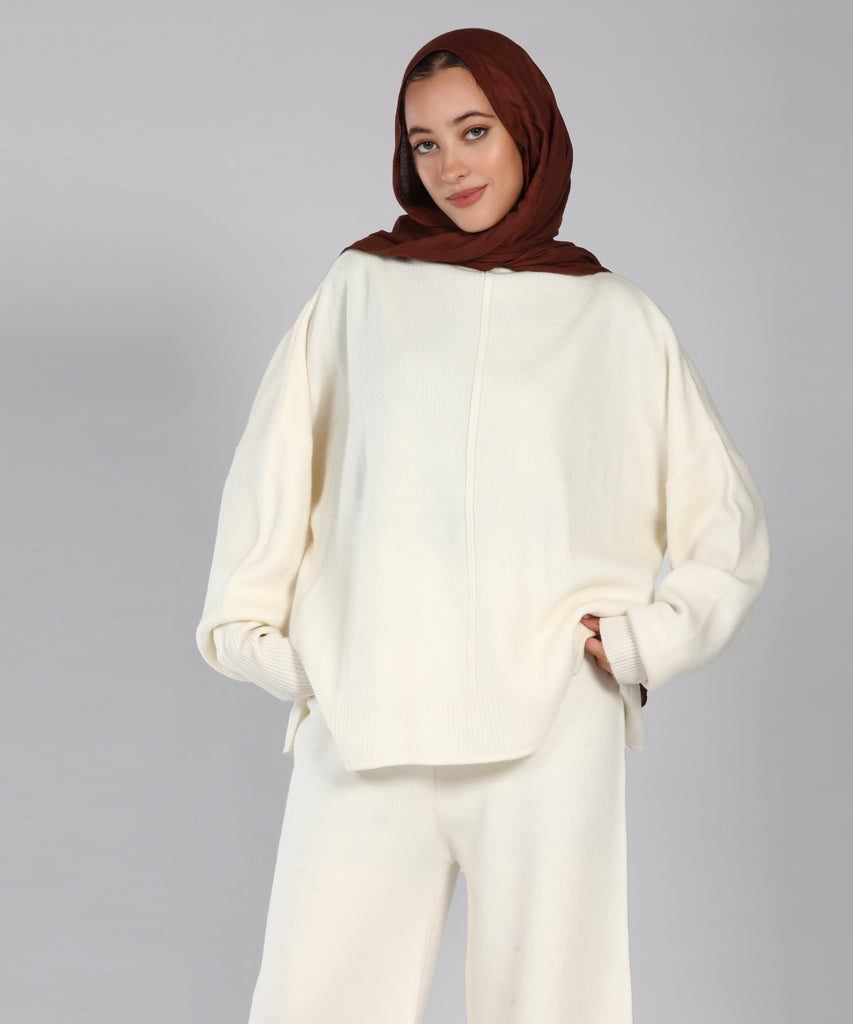 بلوفر-تريكو-أبيض